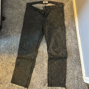 Naked and famous black denim